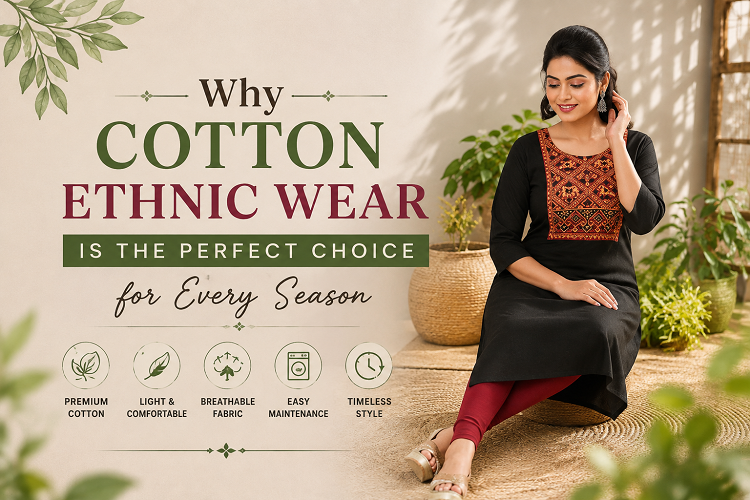 Why Cotton Ethnic Wear Is the Perfect Choice for Every Season