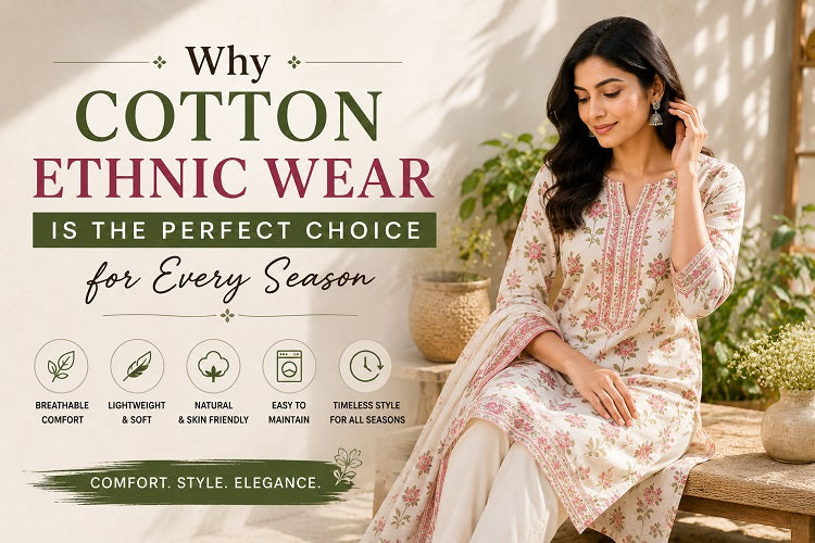 Why Cotton Ethnic Wear Is the Perfect Choice for Every Season