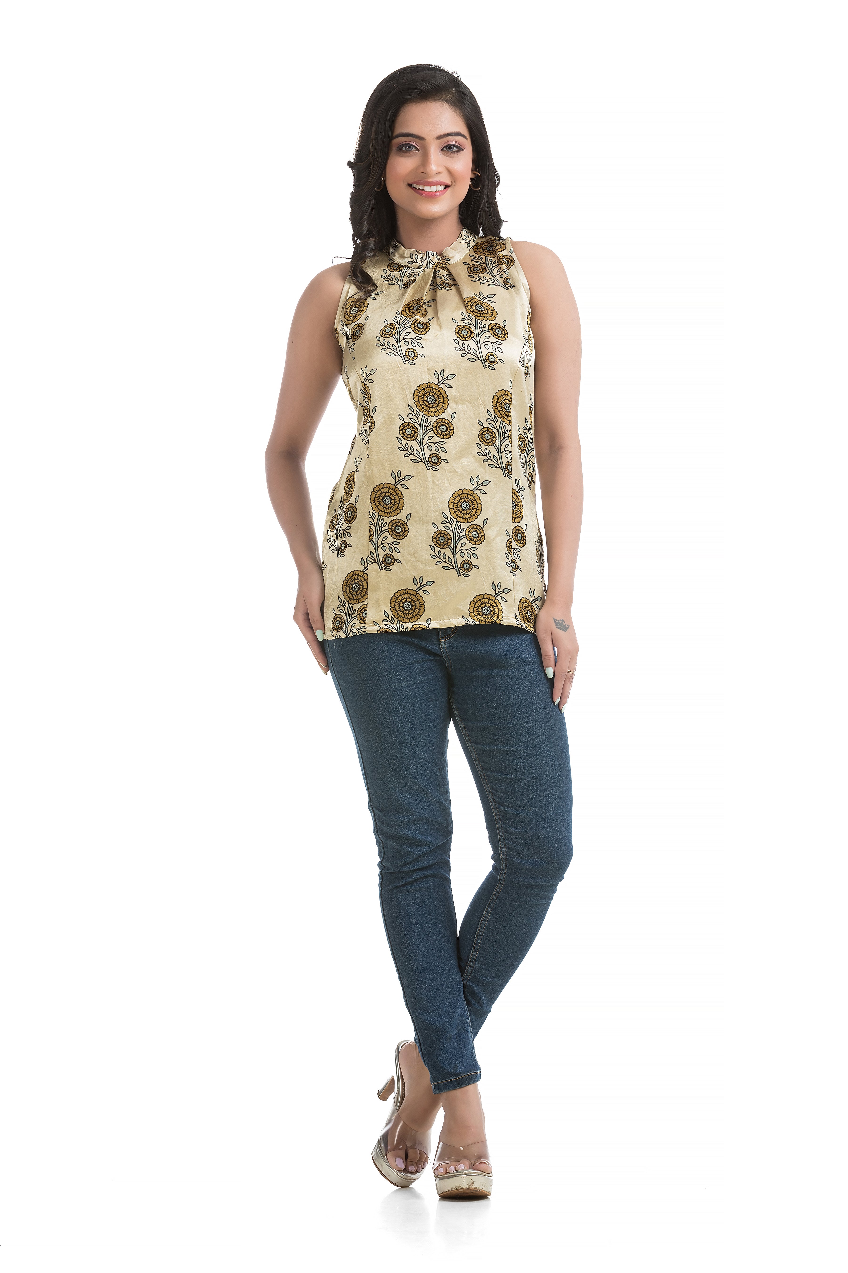 Ivory Halter Neck Top