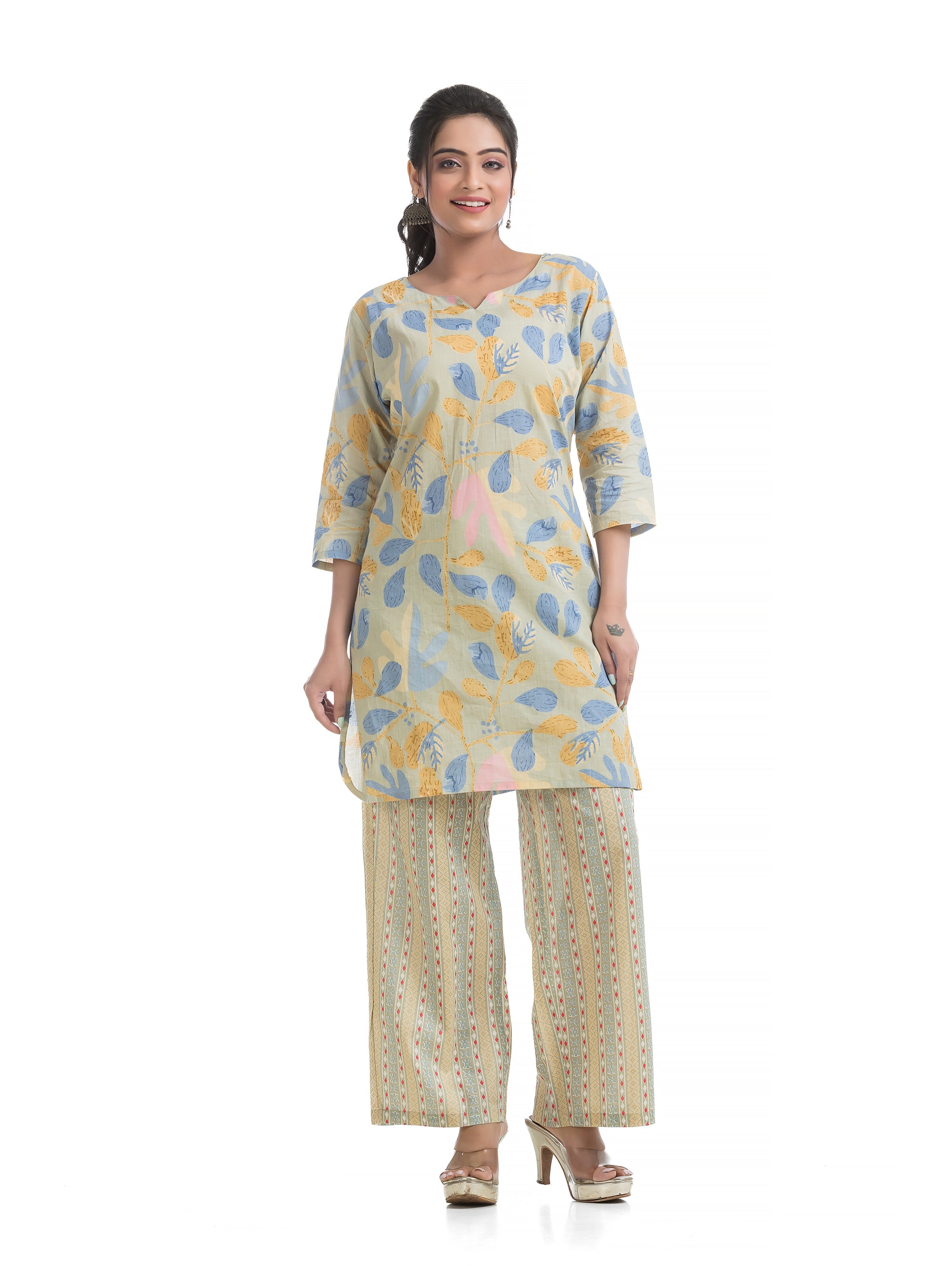 Hip Cover Floral Printed Co-Ord Set