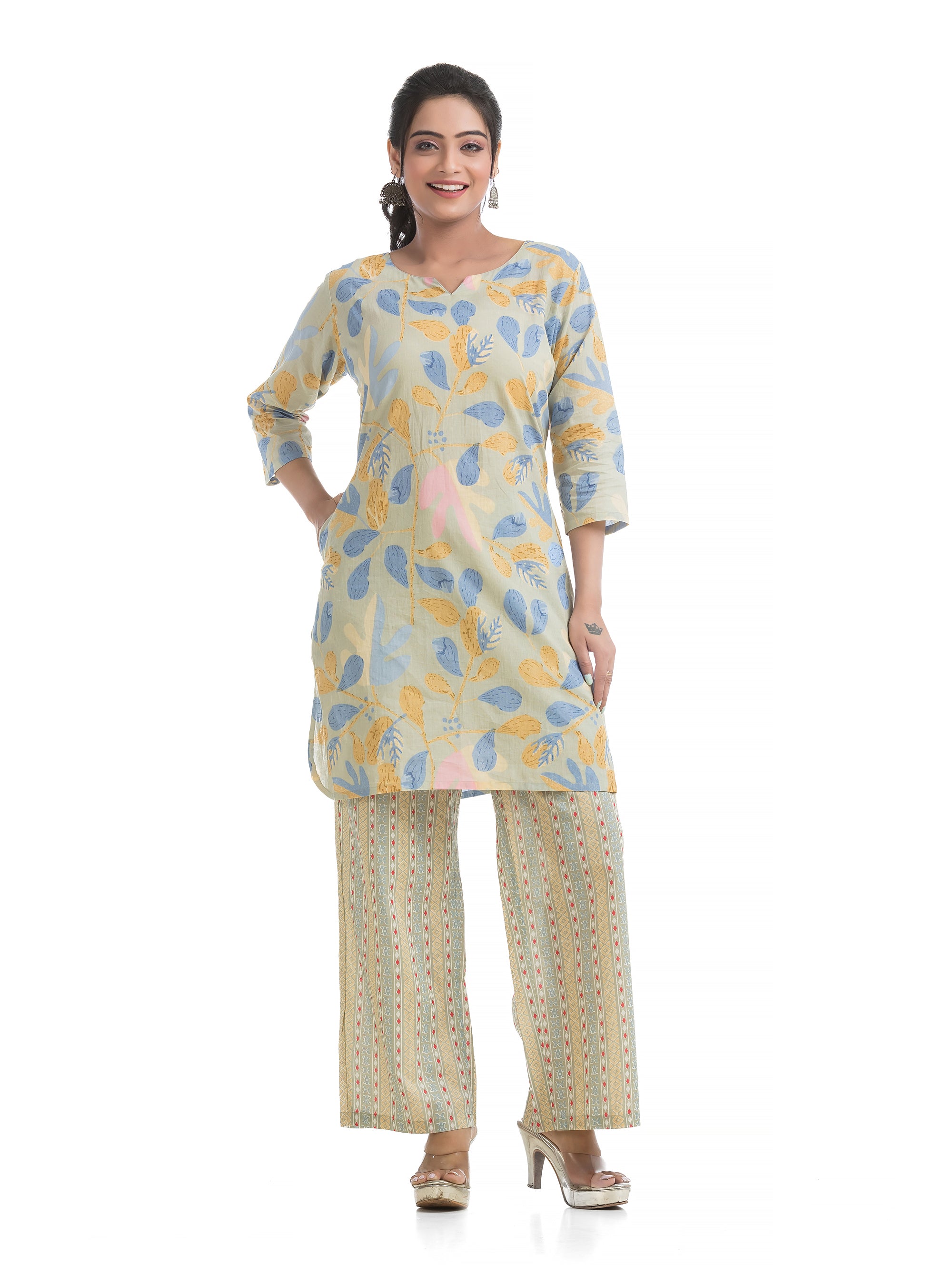 Hip Cover Floral Printed Co-Ord Set