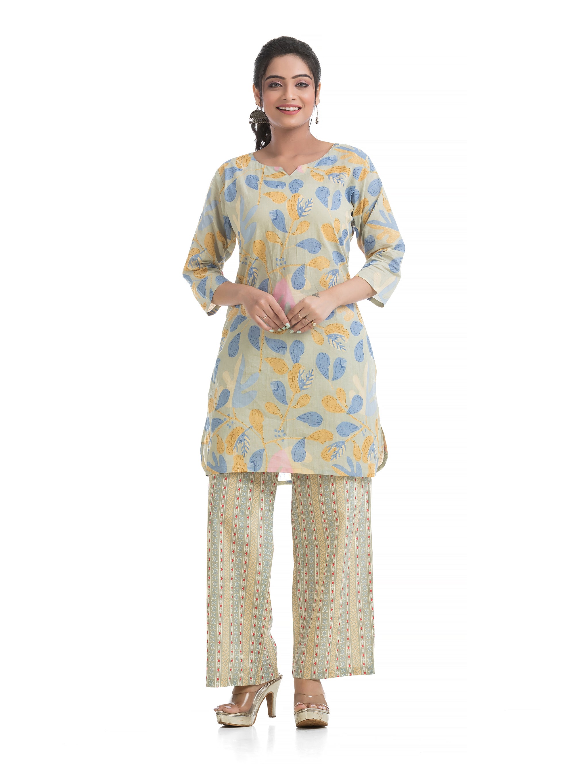 Hip Cover Floral Printed Co-Ord Set