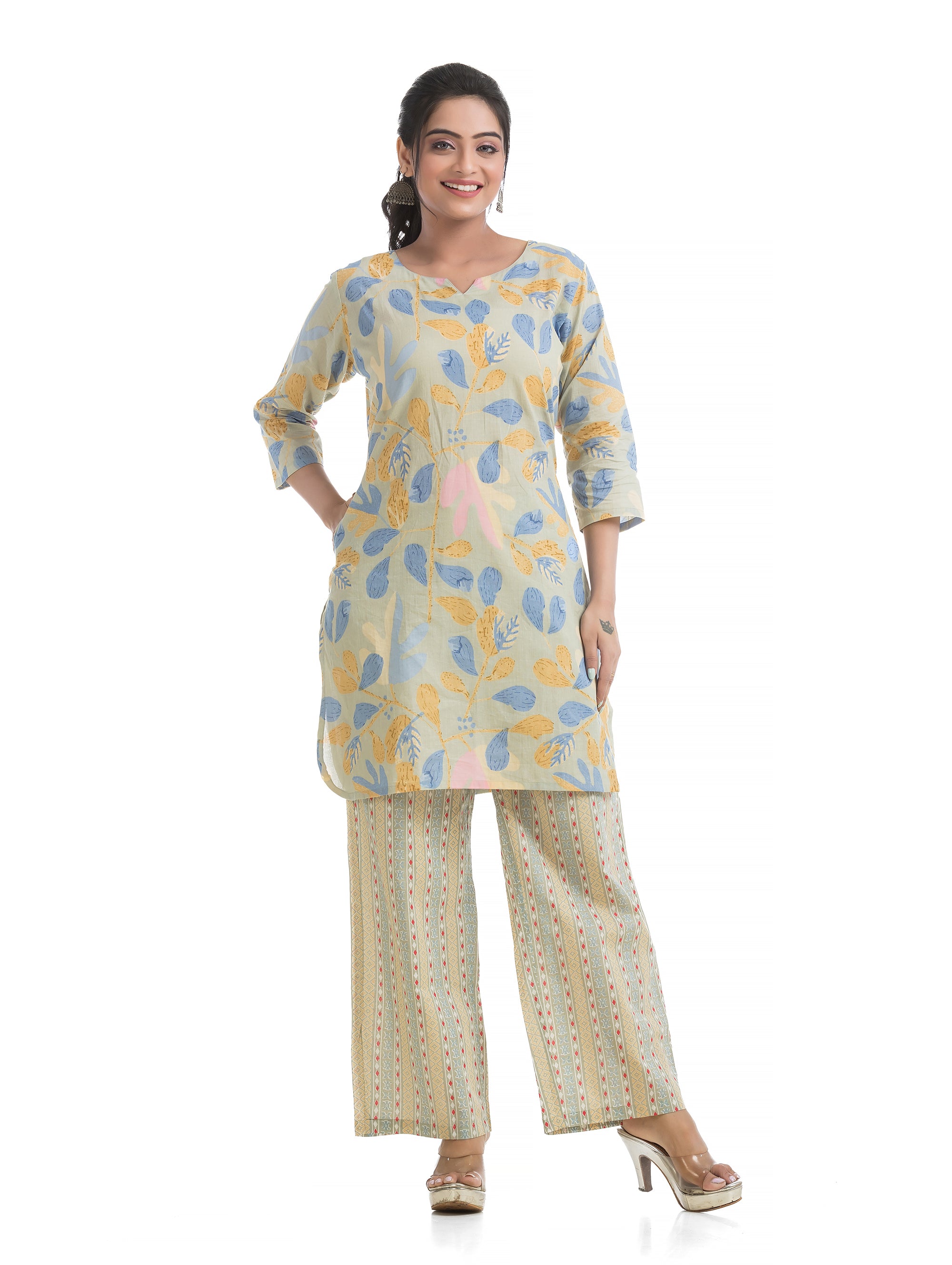 Hip Cover Floral Printed Co-Ord Set