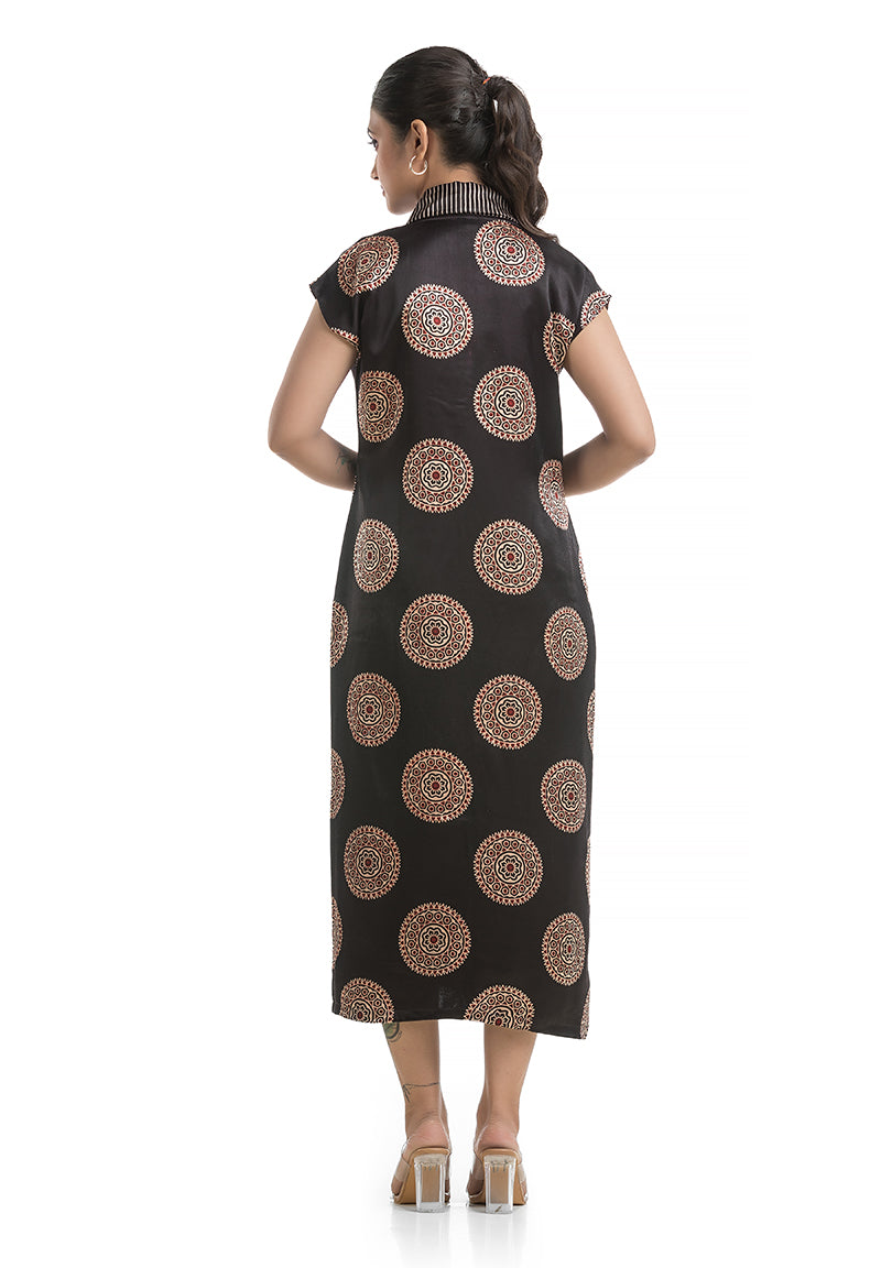 Women's Black Silk Shrug