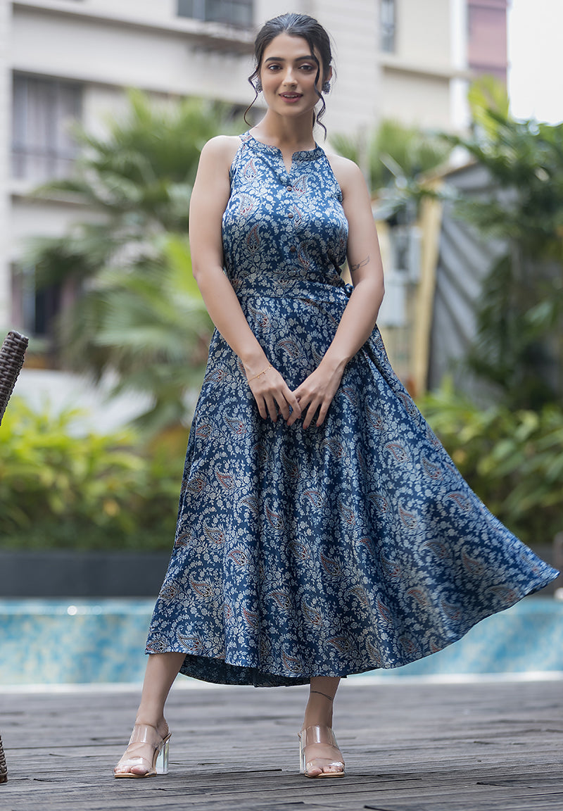 white christmas dresses Counting Stars Linen Halterneck Dress