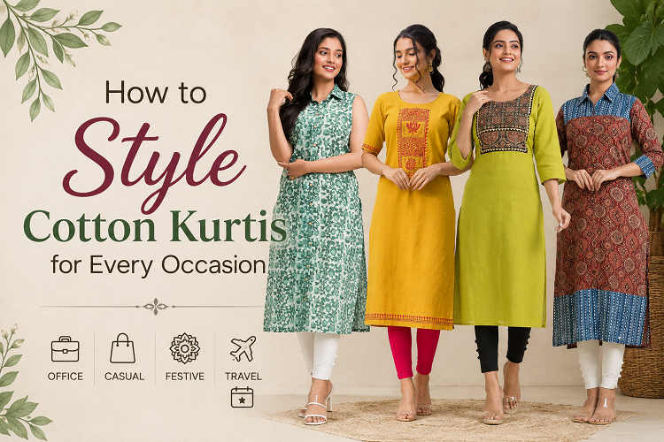 How to Style Cotton Kurtis for Every Occasion
