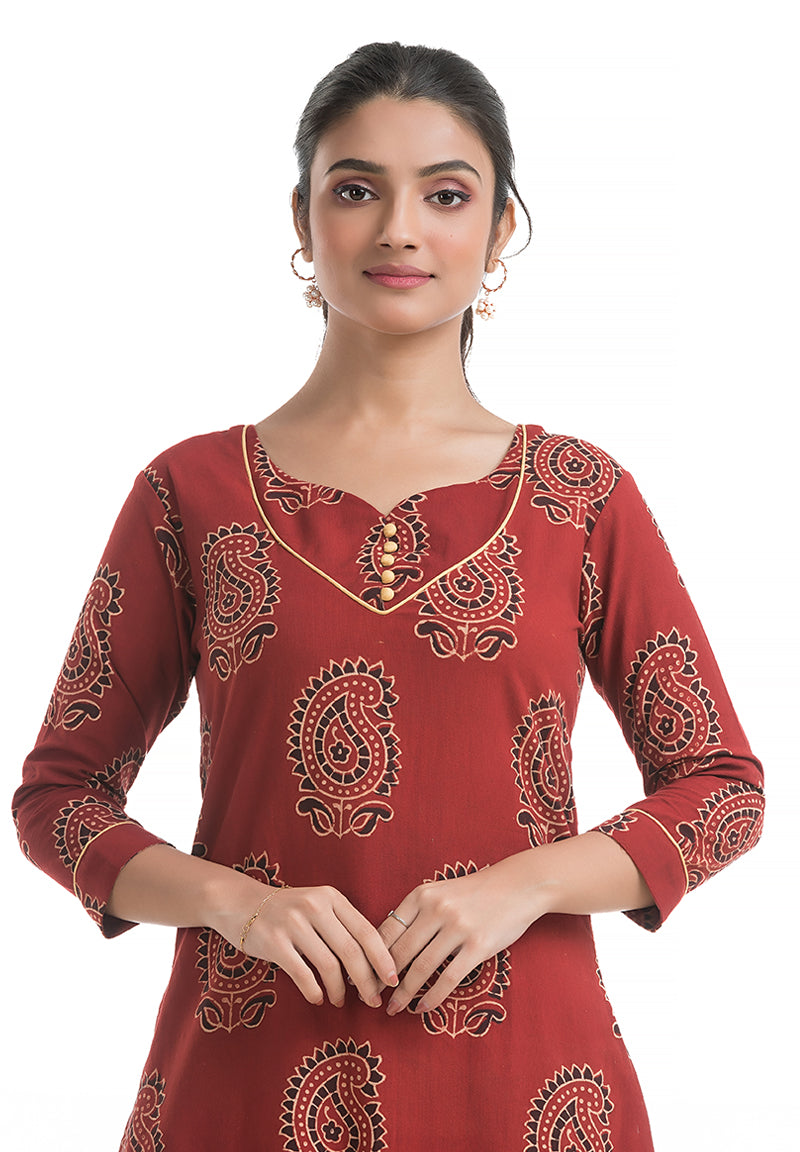 Traditional Block Printed Kurti