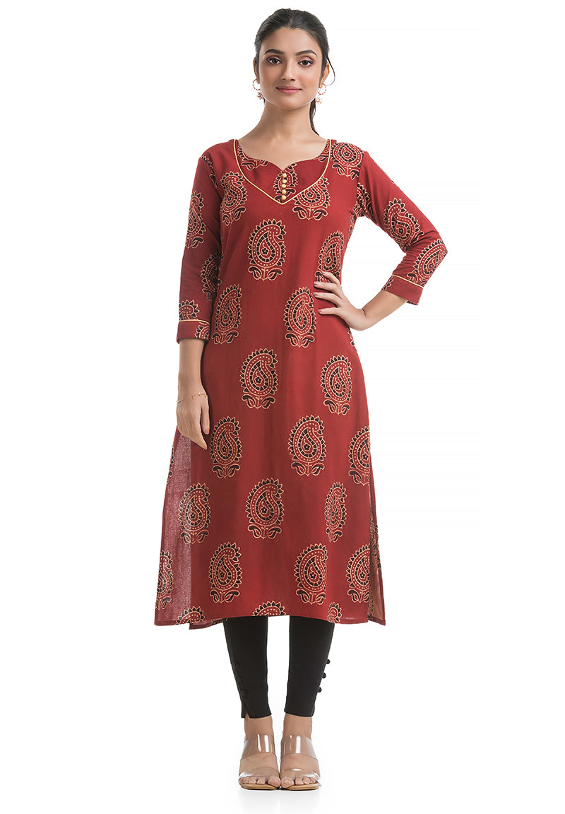 Traditional Block Printed Kurti