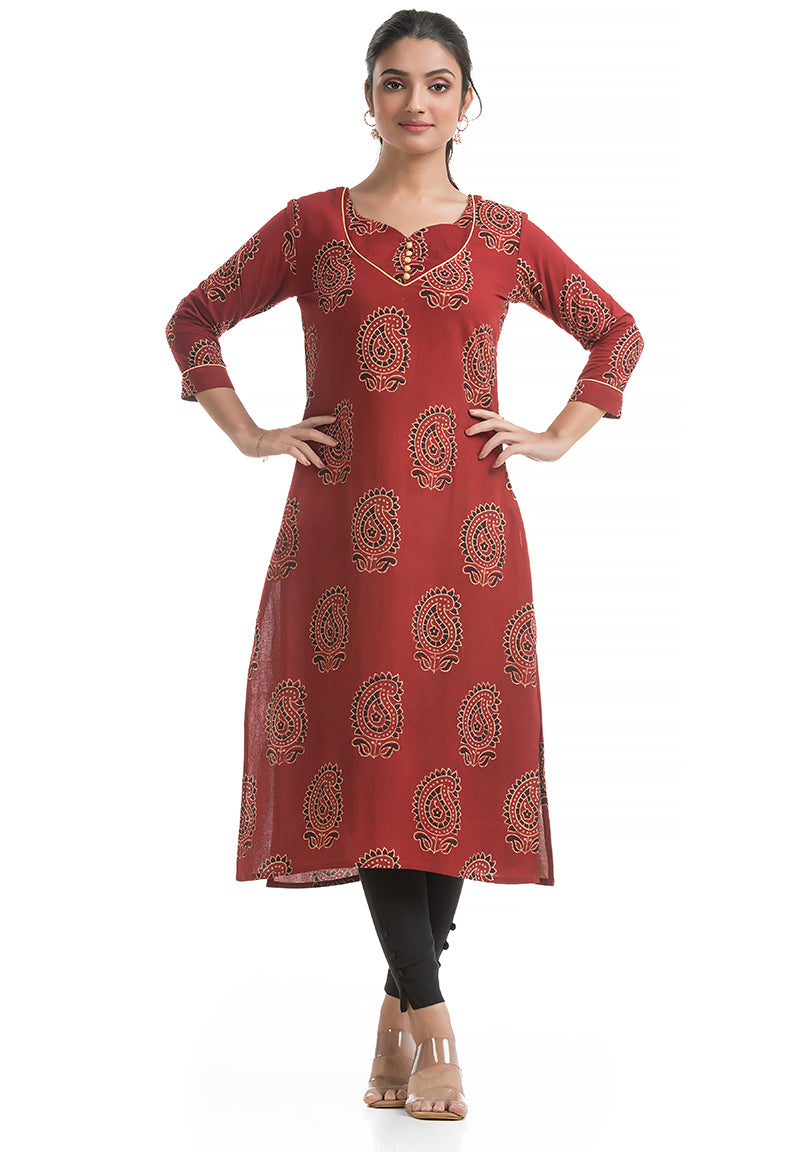 Traditional Block Printed Kurti