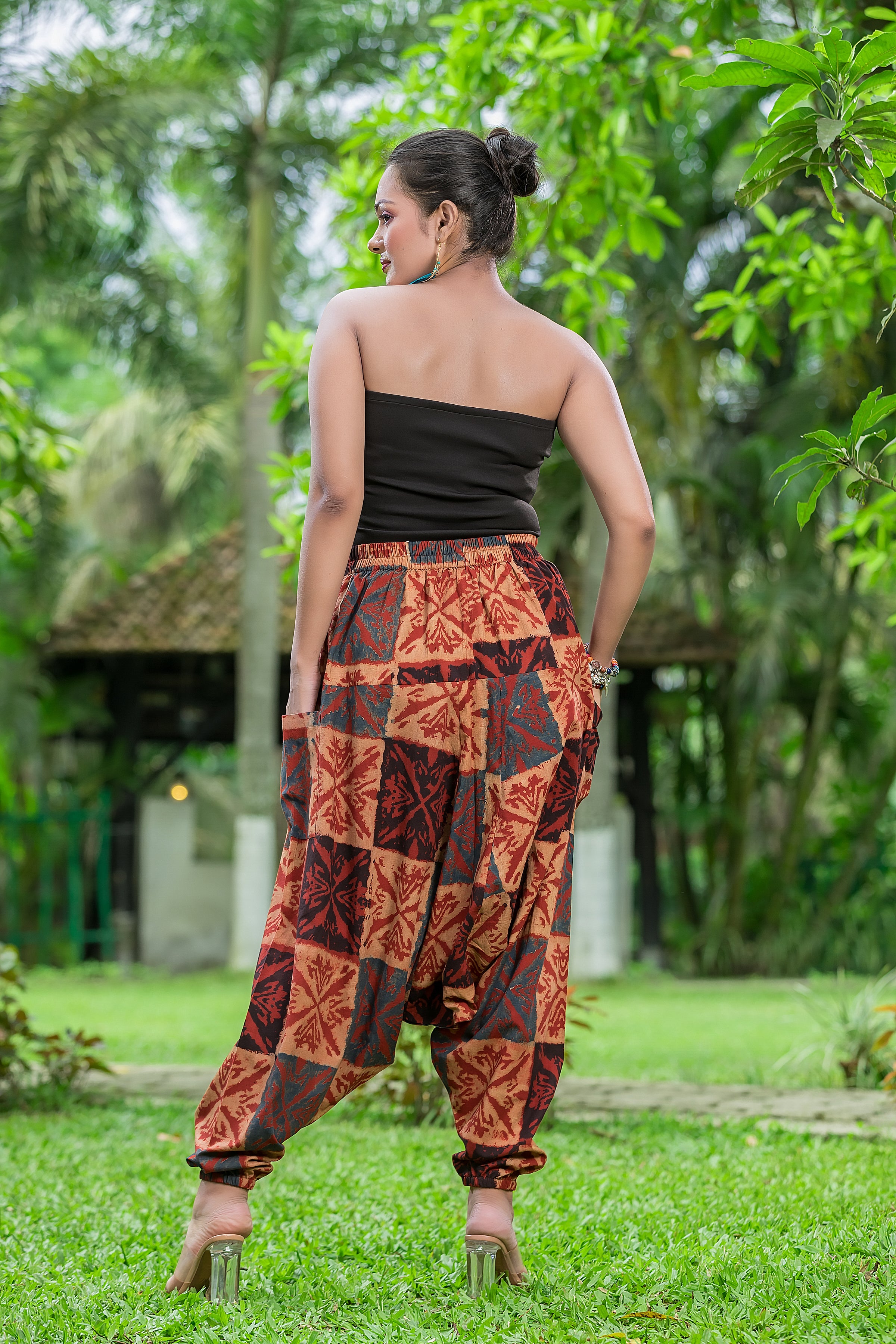 Women's Handblock Printed Cotton Hurem Pant