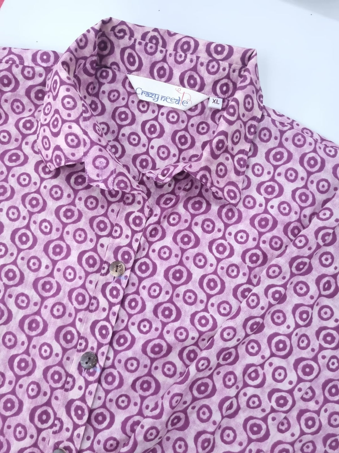 Women's Lavender Boyfriend Shirt